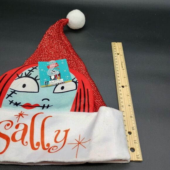 Disney Santa Hat The Nightmare Before Christmas Sally New With Tag - Picture 13 of 15
